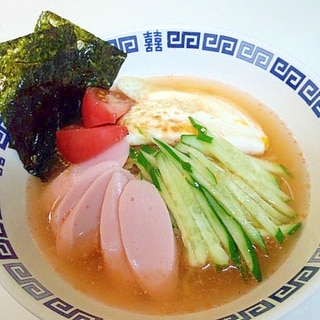 我が家のらうめん　韓国冷麺風冷やしラーメン